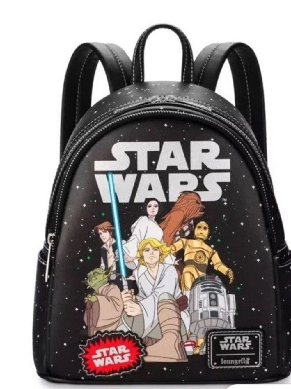 Disney Parks Star Wars Celebrate the Saga Loungefly Mini Backpack Glow Dark NWT